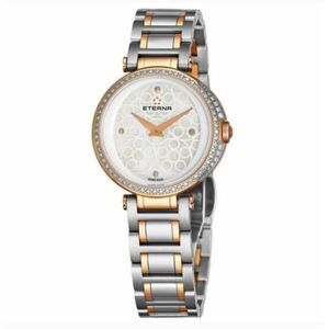 NWT ETERNA Grace Two Tone Rose Gold Mother Of Pearl Watch